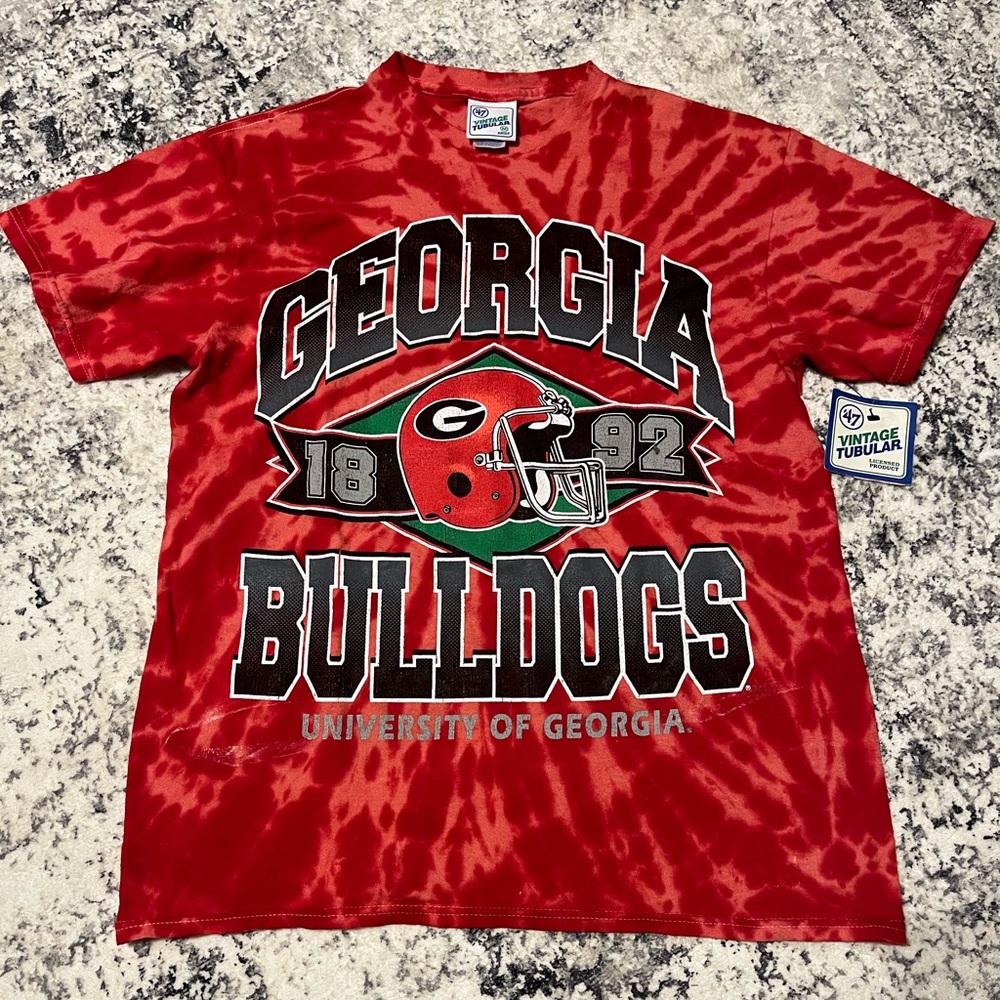 Vintage Tubular by 47 Georgia Bulldogs shirt 
New with tags never worn